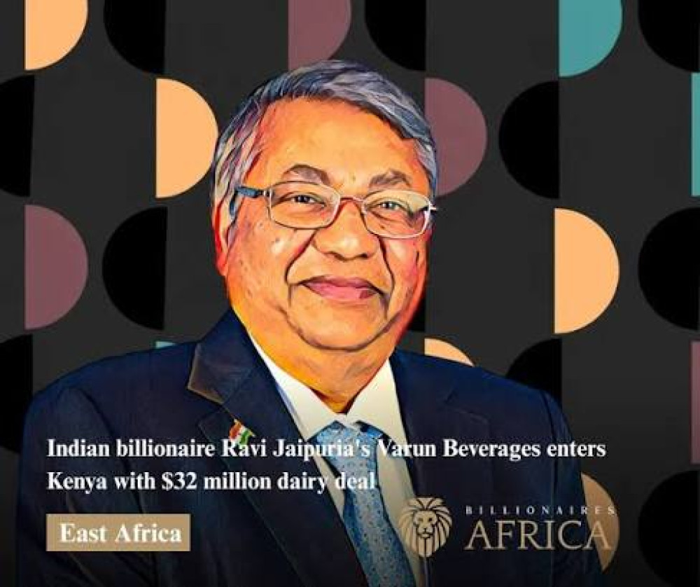 Ravi Jaipuria Stakes $32 Million in East African  52-acre beverage Plant